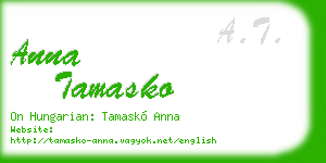 anna tamasko business card
